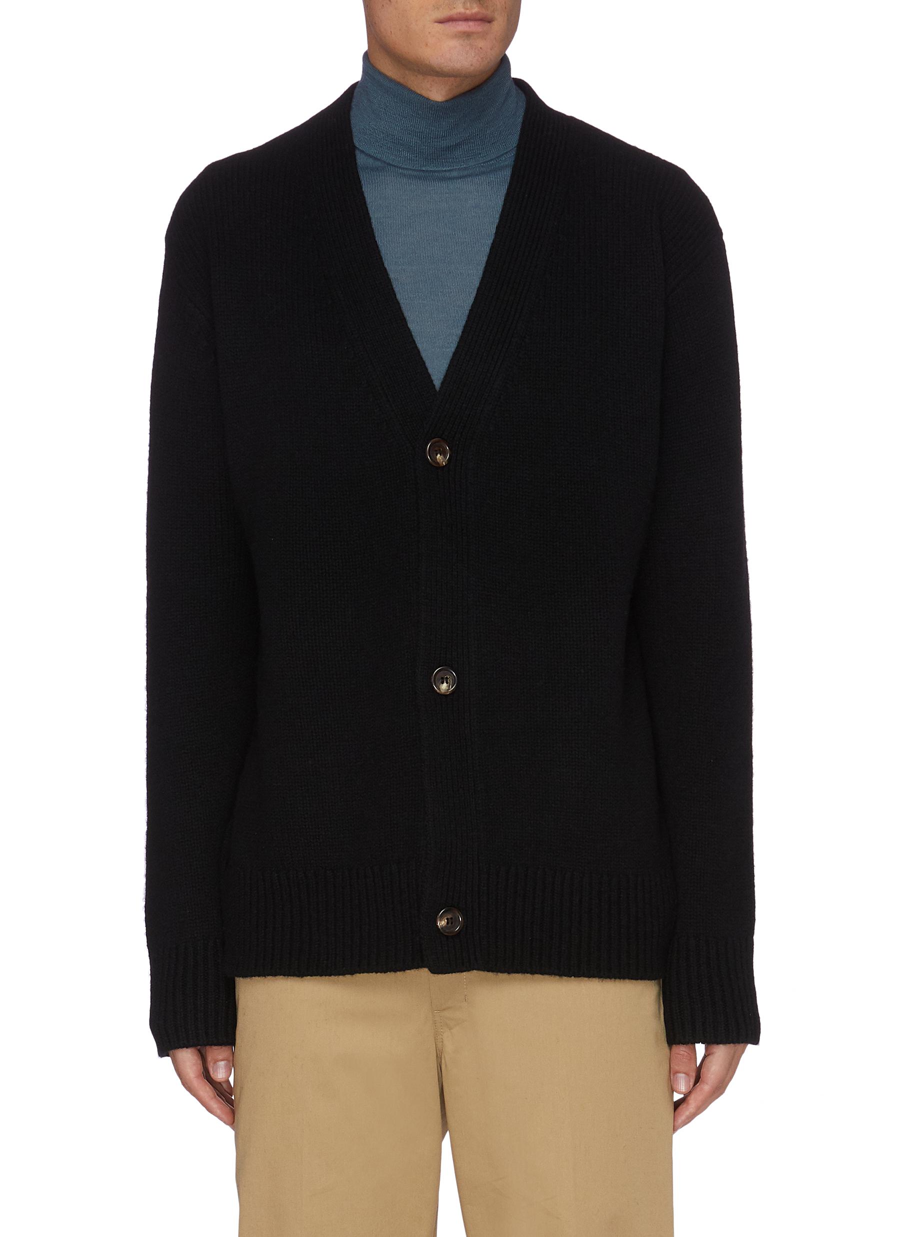 chunky v neck cardigan