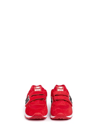 Figure View - Click To Enlarge - NEW BALANCE - '574 High Visibility' mesh suede kids sneakers