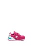 Main View - Click To Enlarge - NEW BALANCE - '574 High Visibility' mesh suede toddler sneakers