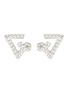 Main View - Click To Enlarge - LAYCIGA - Triangular knot stud earrings