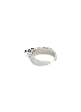 Detail View - Click To Enlarge - LAYCIGA - 'Shark Fin' embellished adjustable ring