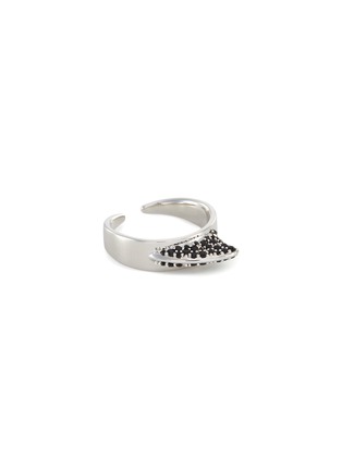 Main View - Click To Enlarge - LAYCIGA - 'Shark Fin' embellished adjustable ring
