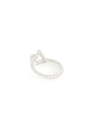 Detail View - Click To Enlarge - LAYCIGA - Triangular knot ring