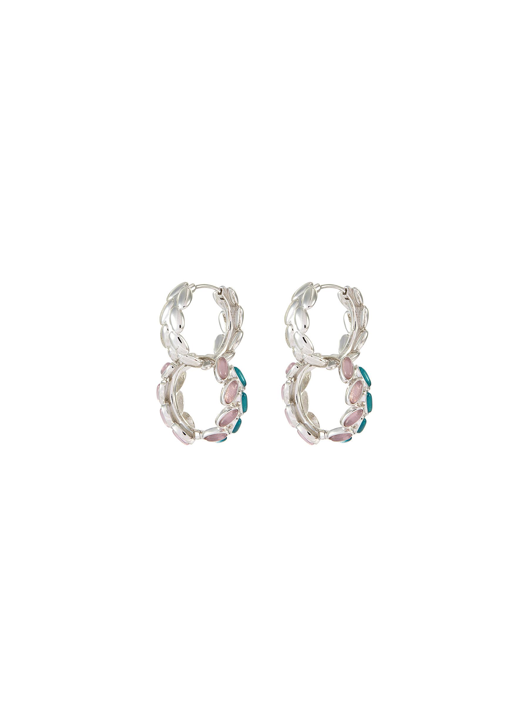 ’Ara’ double hoop earrings