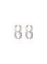 Main View - Click To Enlarge - EJING ZHANG - 'Ara' double hoop earrings