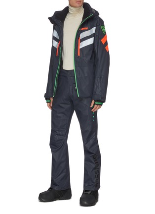 Figure View - Click To Enlarge - ROSSIGNOL - HERO' Neon Stripe Hood Ski Jacket