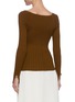 Back View - Click To Enlarge - EQUIL - Scoop V Neck Rib Sweater
