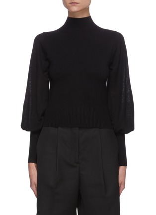 Main View - Click To Enlarge - EQUIL - Puff Sleeve High Neck Sweater