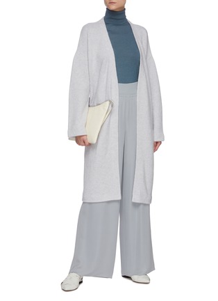 Figure View - Click To Enlarge - EQUIL - Belt Cashmere Blend Open Cardigan