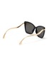 Figure View - Click To Enlarge - JIMMY CHOO - 'Selby' oversized cat eye acetate frame sunglasses