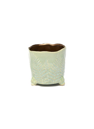 Main View - Click To Enlarge - PETERSHAM NURSERIES - The Fern Medium Vase – Green