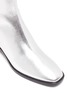 Detail View - Click To Enlarge - NICHOLAS KIRKWOOD - Casati' faux pearl heel metallic leather ankle boots