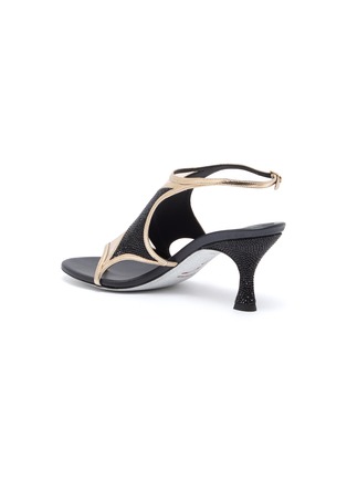  - RENÉ CAOVILLA - Peggy Guggenheim 'Eyewear' embellished sandals