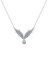 Main View - Click To Enlarge - SARAH ZHUANG - Spread Your Wings diamond 18k white gold necklace