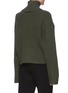 Back View - Click To Enlarge - REMAIN - 'Francine' rollup turtleneck rib knit sweater