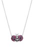 Main View - Click To Enlarge - SARAH ZHUANG - Fantasy Garden diamond ruby 18k white gold ladybug necklace