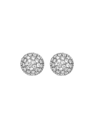 Figure View - Click To Enlarge - SARAH ZHUANG - Mix & Match Chandelier diamond 18k white gold drop earrings