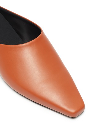 Detail View - Click To Enlarge - NEOUS - Alba' square toe leather mules