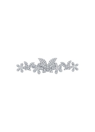Main View - Click To Enlarge - SARAH ZHUANG - Dancing butterfly diamond 18k white gold ring