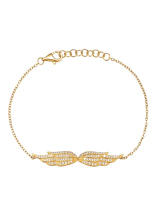 Main View - Click To Enlarge - SARAH ZHUANG - Spread Your Wings diamond 18k gold bracelet