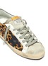 Detail View - Click To Enlarge - GOLDEN GOOSE - Superstar' leopard print panel suede tongue sneakers