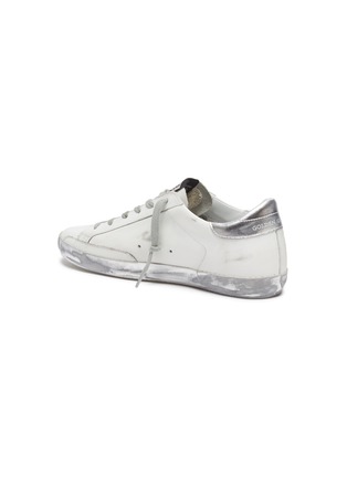 Detail View - Click To Enlarge - GOLDEN GOOSE - 'Superstar' silver accents sneakers