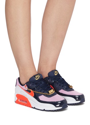 Figure View - Click To Enlarge - NIKE - 'W Air Max 90' lace-up sneakers
