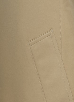 Detail View - Click To Enlarge - TRUNK - Cavendish' lightly padded cotton gabardine rain coat