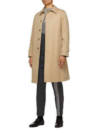Figure View - Click To Enlarge - TRUNK - Cavendish' lightly padded cotton gabardine rain coat