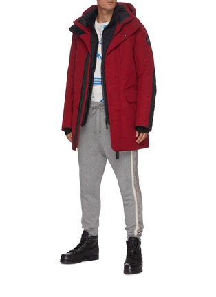Figure View - Click To Enlarge - CANADA GOOSE - 'Brockton' Reflective Hooded Down Parka Jacket
