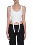 Main View - Click To Enlarge - DION LEE - Rib knit combat jersey corset