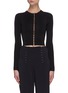 Main View - Click To Enlarge - DION LEE - Hook front knit bustier top