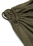 Detail View - Click To Enlarge - DION LEE - Back slit gathered silk skirt