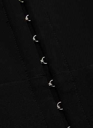 Detail View - Click To Enlarge - DION LEE - Hook front cady dress