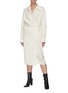 Figure View - Click To Enlarge - LEMAIRE - Twisted cotton shirt dress