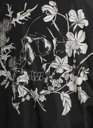 ALEXANDER MCQUEEN | Logo Embroidered Skull and Floral
