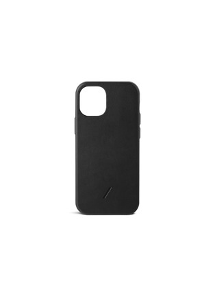 Main View - Click To Enlarge - NATIVE UNION - CLIC Classic iPhone 12 Mini Leather Case — Black