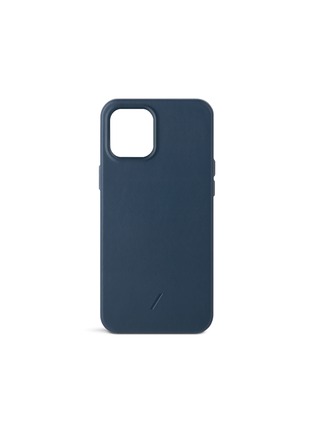 Main View - Click To Enlarge - NATIVE UNION - Clic Classic leather iPhone 12 Pro Max case – Blue