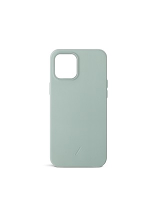 Main View - Click To Enlarge - NATIVE UNION - Clic Classic leather iPhone 12 Pro Max case – Sage