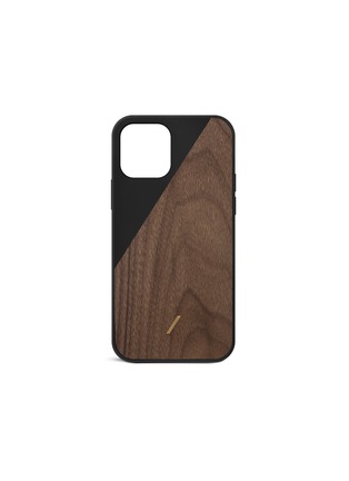 Main View - Click To Enlarge - NATIVE UNION - Clic wooden iPhone 12 case – Black