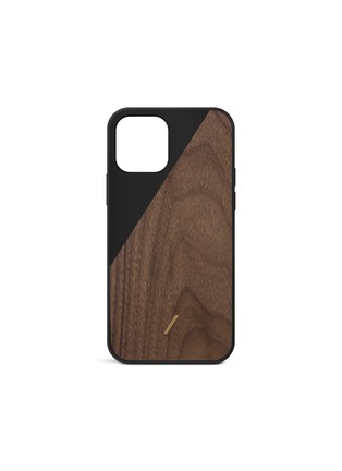 Main View - Click To Enlarge - NATIVE UNION - CLIC Wooden iPhone 12 Pro Max Case — Black