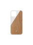 Main View - Click To Enlarge - NATIVE UNION - Clic wooden iPhone 12 Pro Max case – White