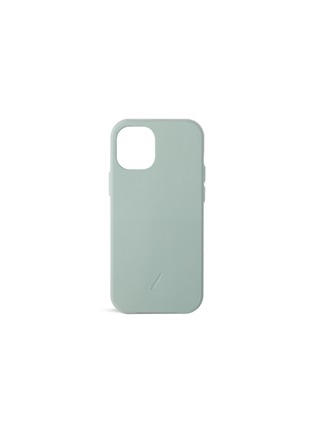 Main View - Click To Enlarge Main View - Click To Enlarge - NATIVE UNION - CLIC Classic iPhone 12 Mini Leather Case — Sage