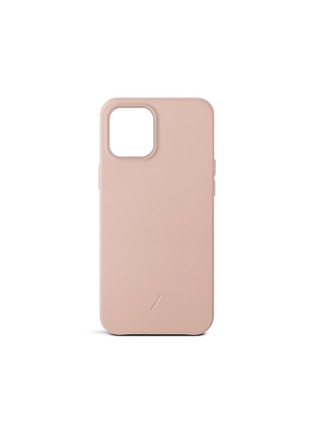 Main View - Click To Enlarge - NATIVE UNION - Clic Classic leather iPhone 12 Pro Max case – Nude