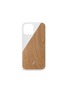 Main View - Click To Enlarge - NATIVE UNION - Clic wooden iPhone 12 case – White