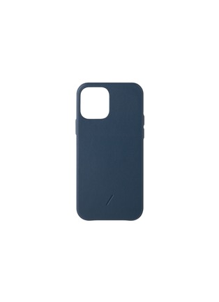 Main View - Click To Enlarge - NATIVE UNION - Clic Classic iPhone 12 mini Leather Case – Blue