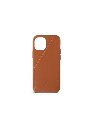 Main View - Click To Enlarge - NATIVE UNION - Clic Card iPhone 12 mini case – Tan