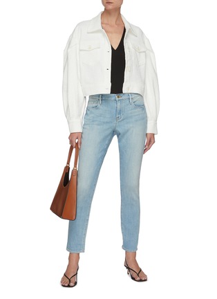 Figure View - Click To Enlarge - FRAME - Le Garcon' light wash jeans