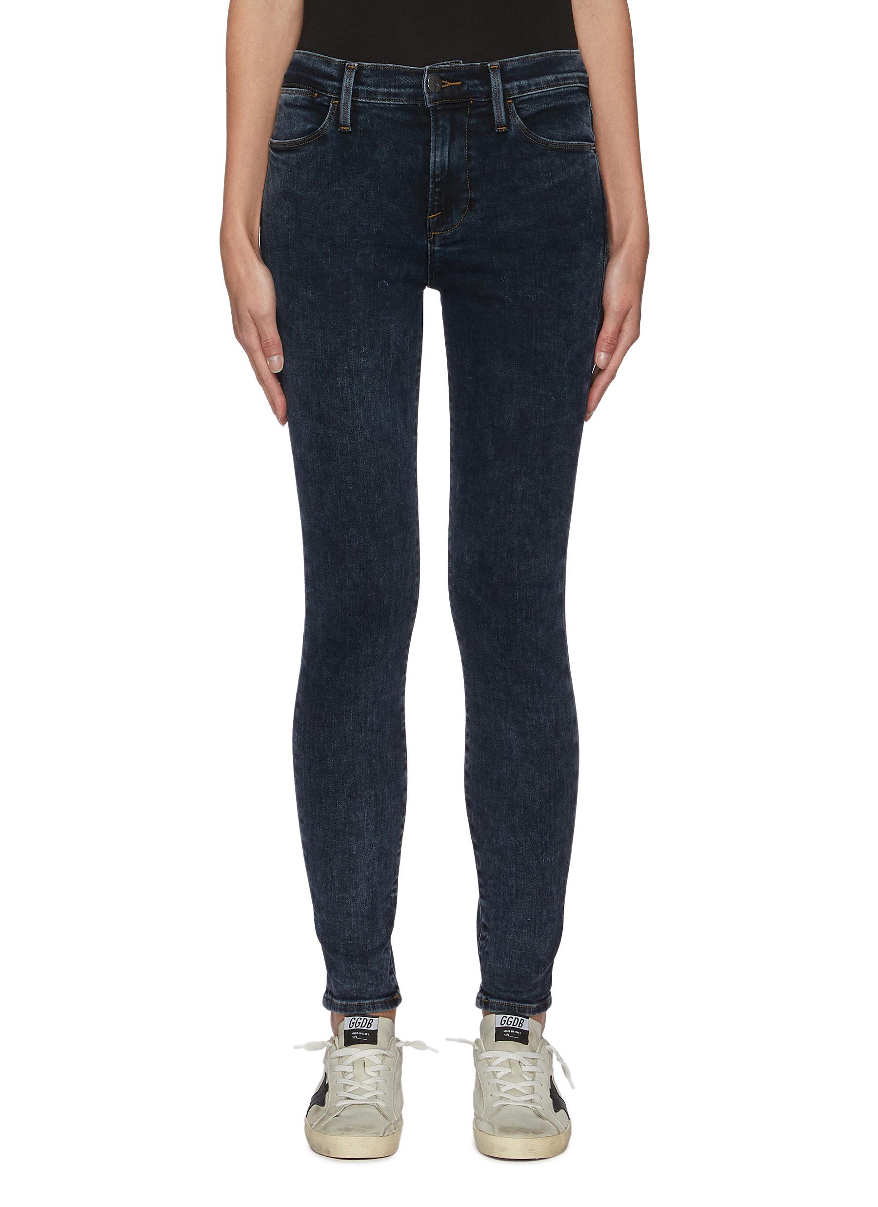skinny washed jeans