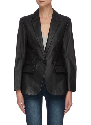 Main View - Click To Enlarge - FRAME - 70s leather blazer